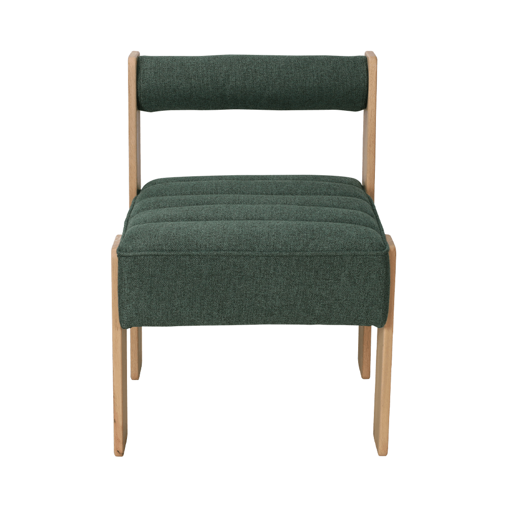 Cadeira de jantar de madeira de borracha