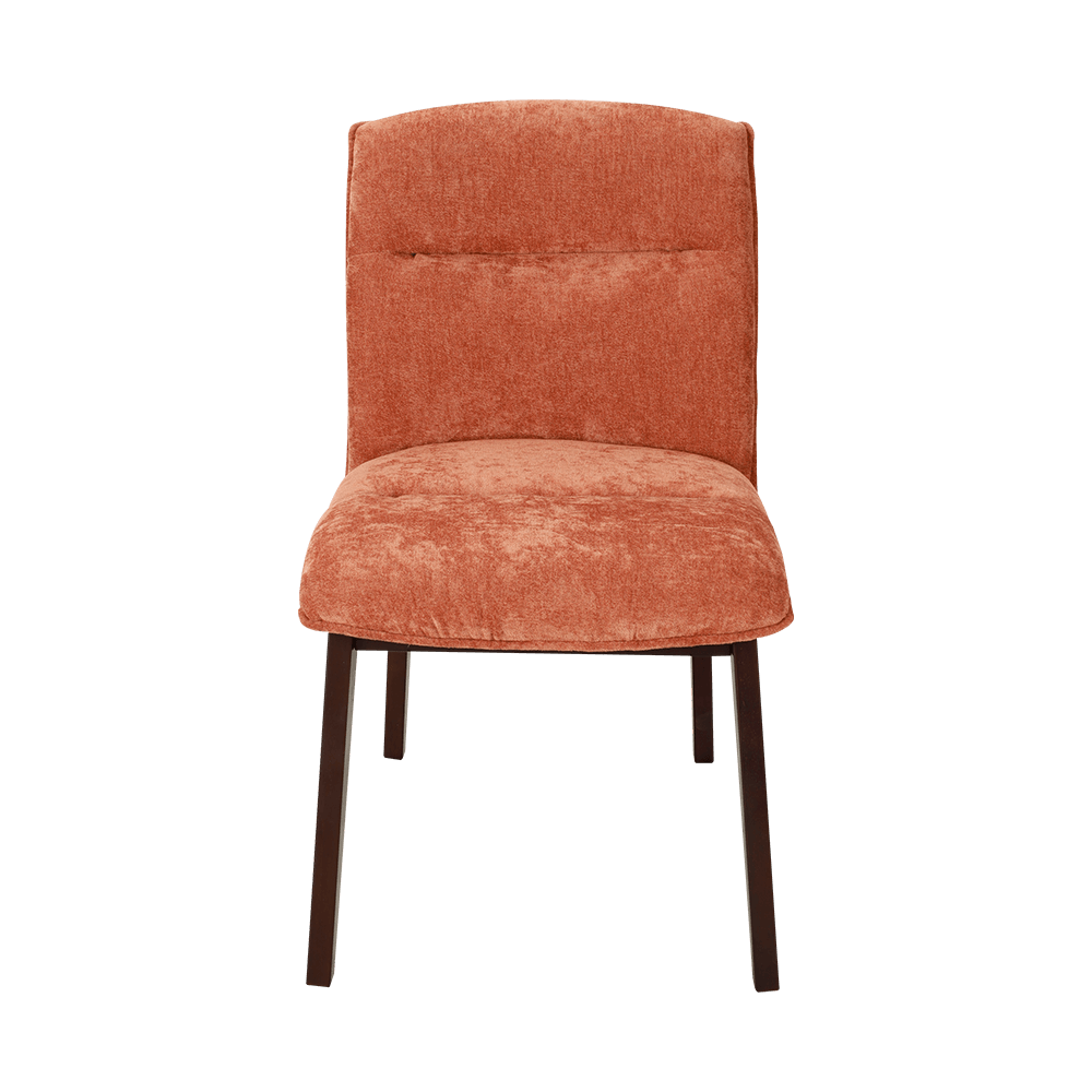 Cadeira de jantar de madeira maciça estofada