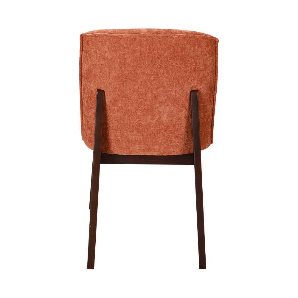 Cadeira de jantar de madeira maciça estofada