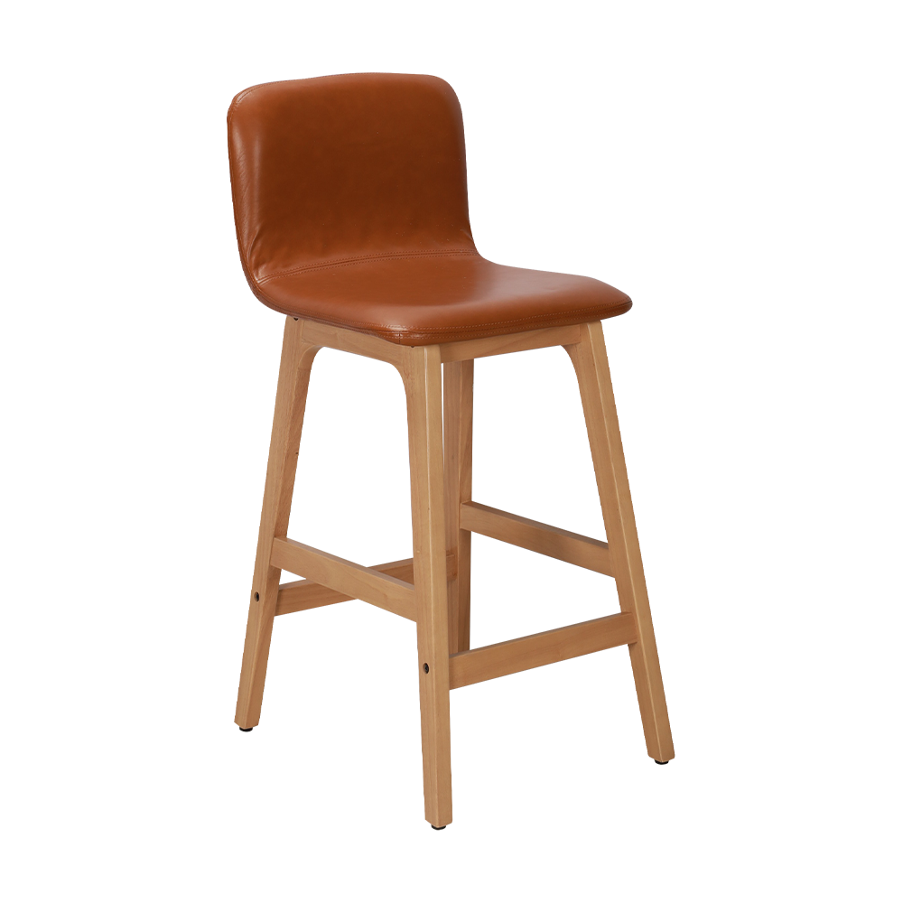 Pu Couro Bent Bent Wood Bar Doba