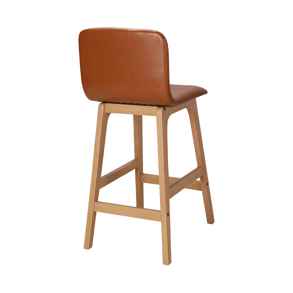 Pu Couro Bent Bent Wood Bar Doba