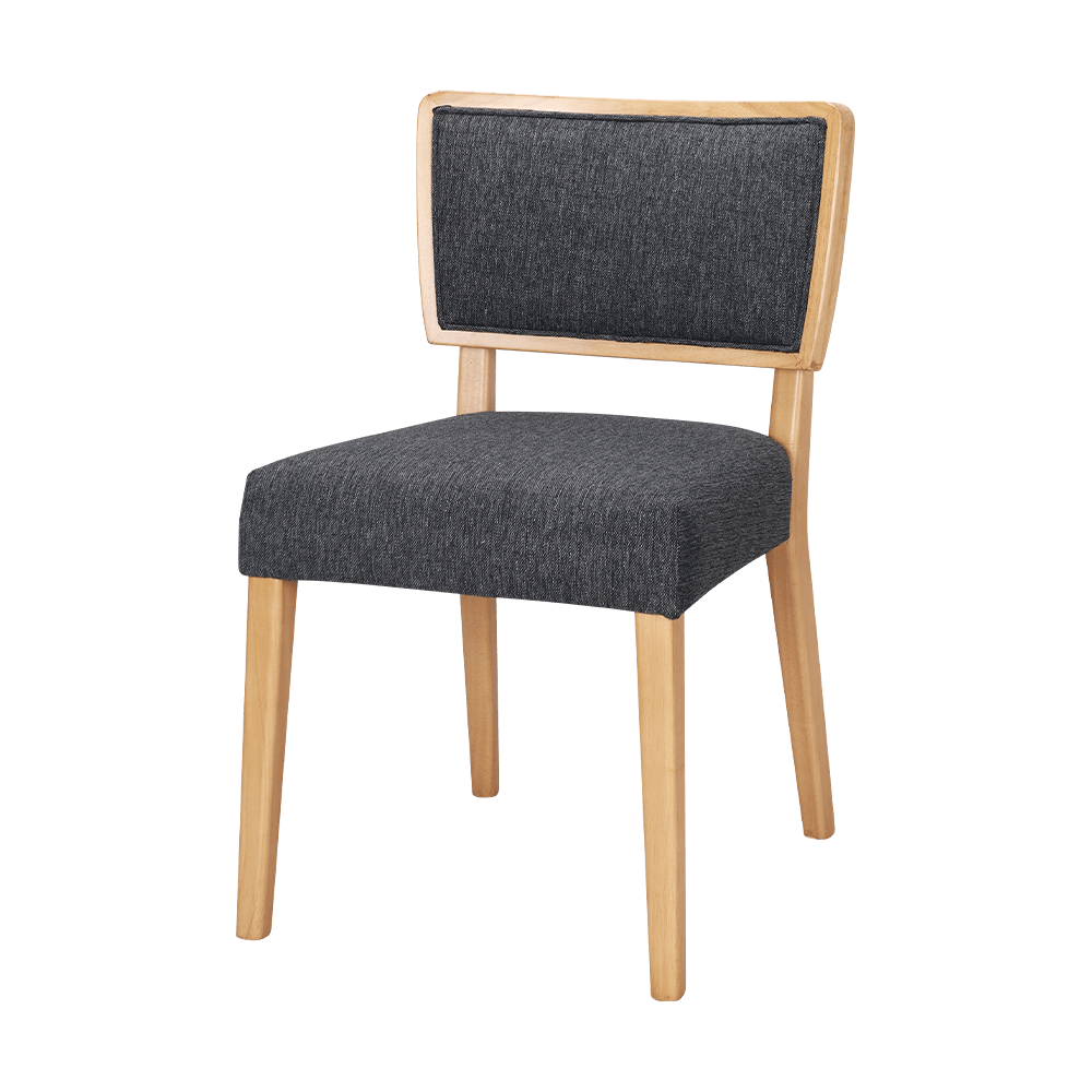 Cadeira de jantar de almofada de espuma de couro