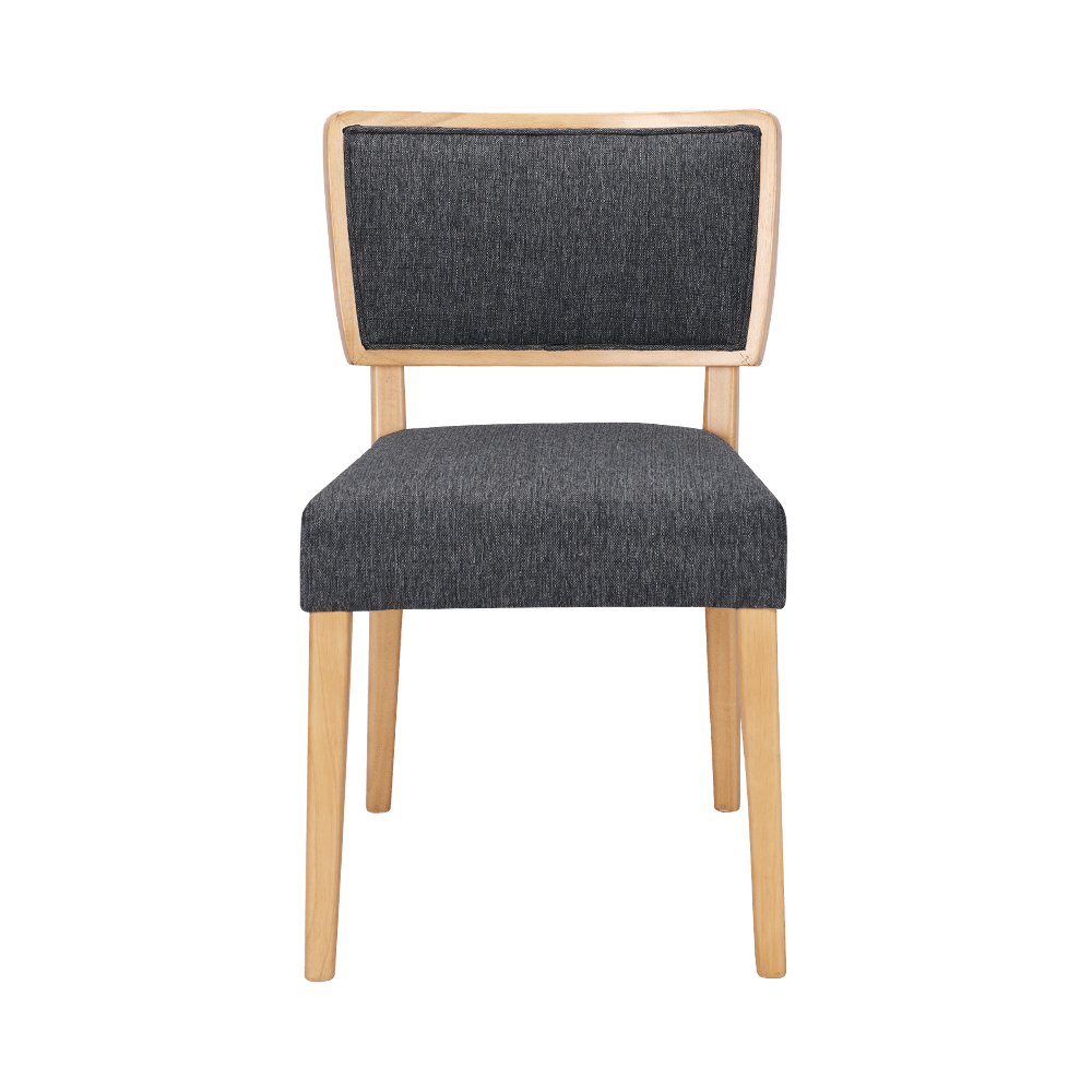 Cadeira de jantar de almofada de espuma de couro