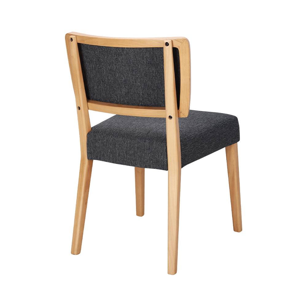 Cadeira de jantar de almofada de espuma de couro