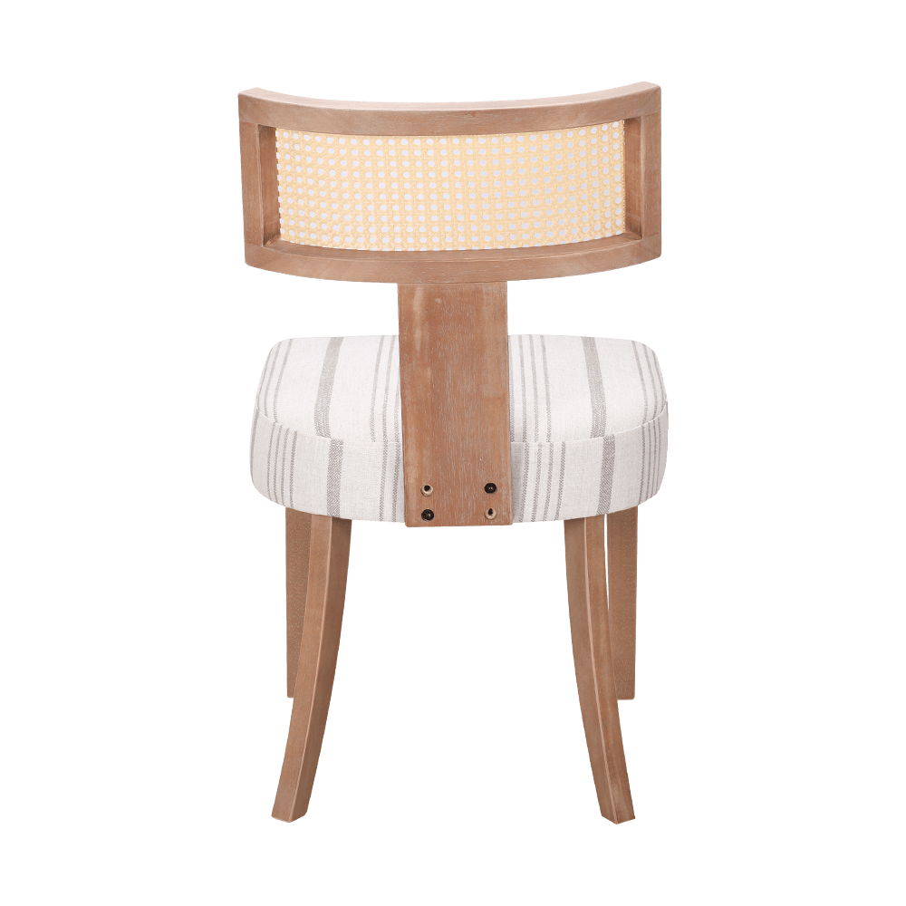 Cadeira de jantar de almofada de esponja de madeira de borracha