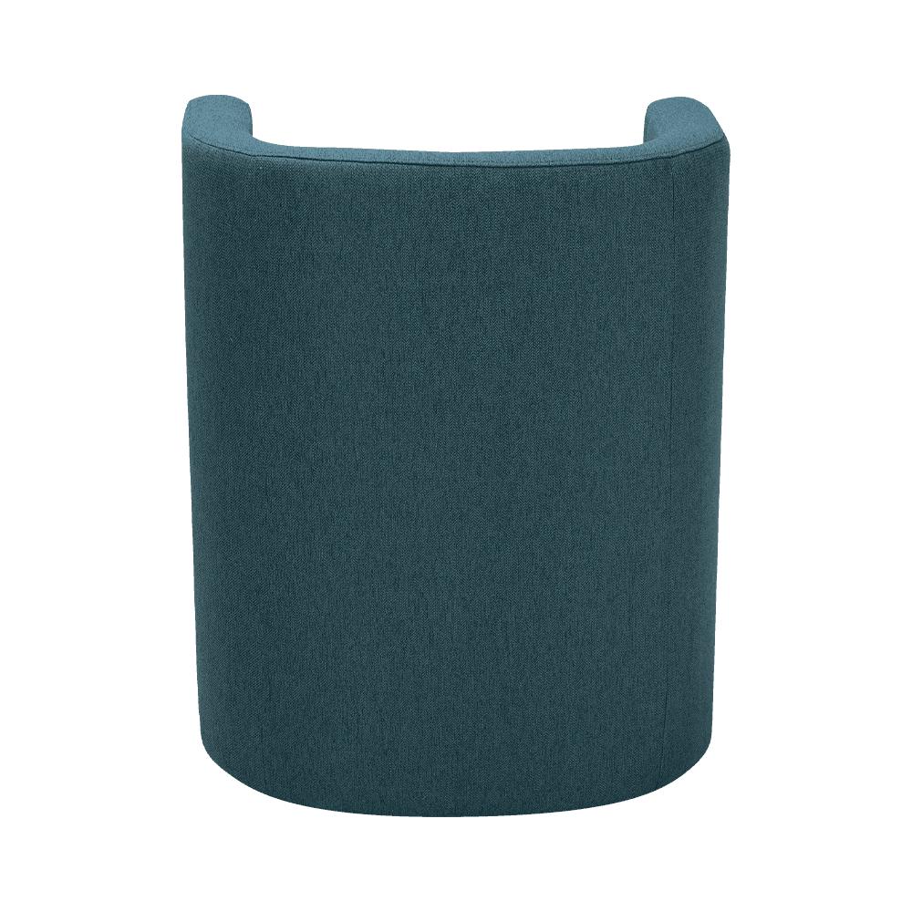 Cadeira de repouso de madeira azul marinha