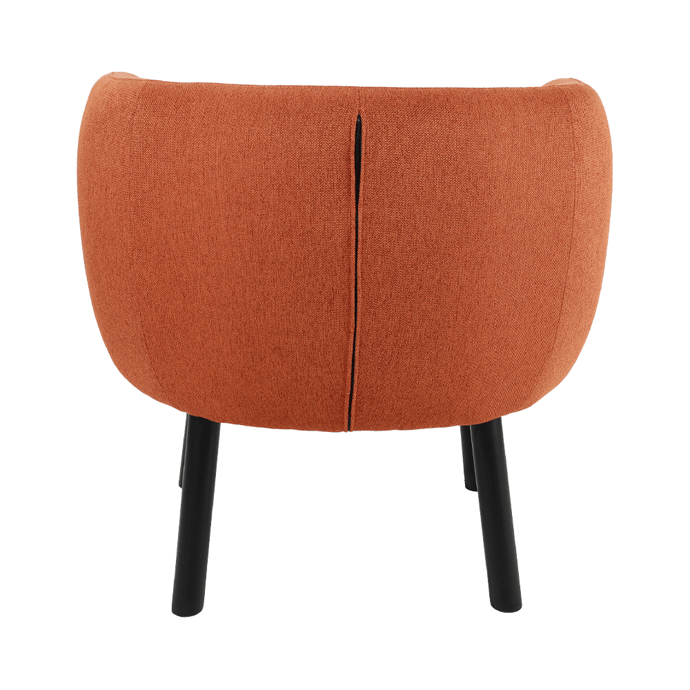 Cadeira de jantar de madeira maciça de tecido